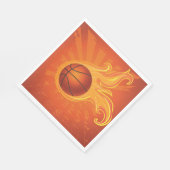 Serviette En Papier Basket-ball sur les serviettes incendie (Coin)