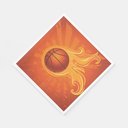 Serviette En Papier Basket-ball sur les serviettes incendie (Coin)