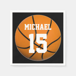 Serviette En Papier Basket-ball Votre nom