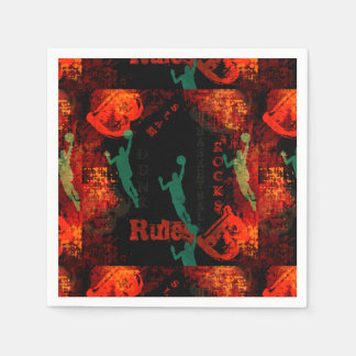SERVIETTE EN PAPIER BASKETBALL