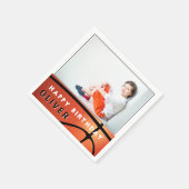 Serviette En Papier Basketball Ball Boy Anniversaire Photo Party (Coin)