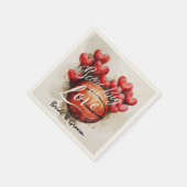 Serviette En Papier Basketball mariage thème (Coin)