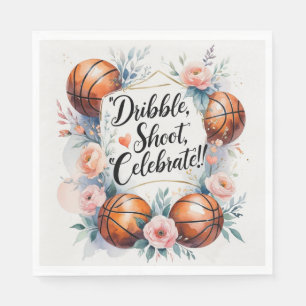 Serviette En Papier Basketball Mariage thème