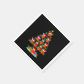 Serviette En Papier Basketball Xmas Tree Lights Funky Père Noël Basket (Coin)