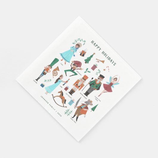 Serviette En Papier Basse noix de cétacés (Coin)
