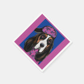 Serviette En Papier Basset Hound (Coin)