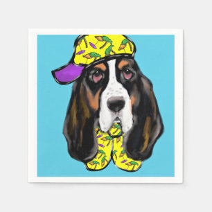 Serviette En Papier Basset Hound