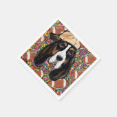 Serviette En Papier Basset Hound (Coin)