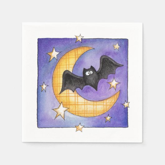 Serviette En Papier Bat (Devant)
