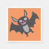 Serviette En Papier Bat d'Halloween (Devant)