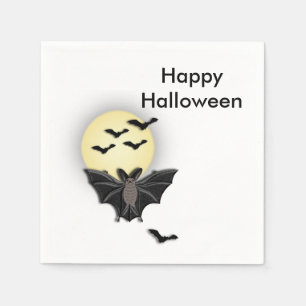 Serviette En Papier Bat d'Halloween