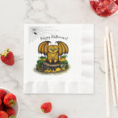 Serviette En Papier Bat d'Halloween mignonne (En situation)