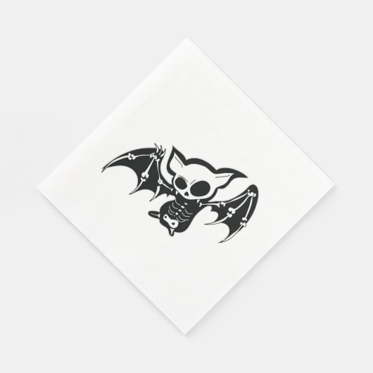 Serviette En Papier Bat Halloween (Coin)