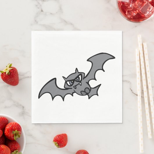 Serviette En Papier Bat malin (En situation)