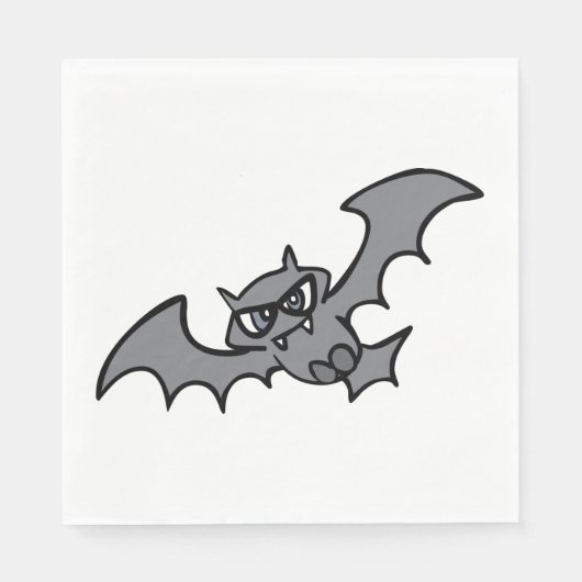 Serviette En Papier Bat malin (Devant)