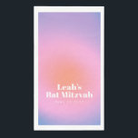 Serviette En Papier Bat mitzvah violet de lavande à dégradé tendance p<br><div class="desc">Tendance personnalisée Moderne Déclinent Lavande Purple Bat mitzvah Papier de toilette</div>