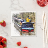 SERVIETTE EN PAPIER BATEAU (En situation)