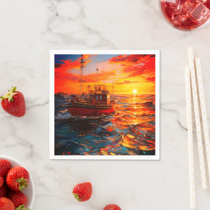 Serviette En Papier Bateau Ai