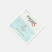 Serviette En Papier Bateau bateau bateau bateau croisière fête d'anniv (Coin)