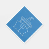 Serviette En Papier Bateau de croisière (Coin)