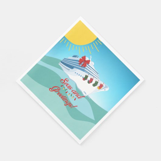 Serviette En Papier Bateau de croisière (Coin)