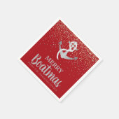 Serviette En Papier Bateau de Noël Ancres nautiques (Coin)