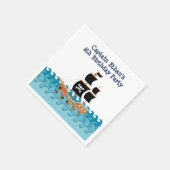 Serviette En Papier Bateau pirate (Coin)