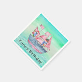 Serviette En Papier Bateau pirate et pirates pour enfants Anniversaire (Coin)