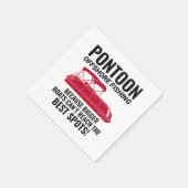 Serviette En Papier Bateau Pontoon Capitaine Pontooning Pêche (Coin)