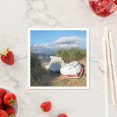 SERVIETTE EN PAPIER BATEAUX (En situation)