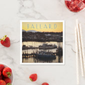 Serviette En Papier Bateaux Ballard (En situation)