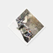 SERVIETTE EN PAPIER BATEAUX CANAL UK (Coin)