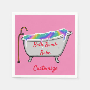 Serviette En Papier Bath Bomb Babe Thunder_Cove