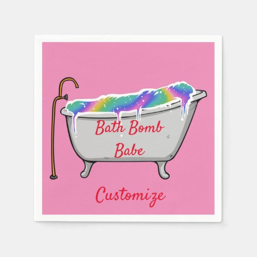 Serviette En Papier Bath Bomb Babe Thunder_Cove (Devant)