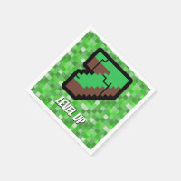 Bâtiment Pixelated Gamer Vert Level Up 7