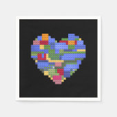 Serviette En Papier Bâtiment principal Bâtiment en brique Coeur Valent (Devant)