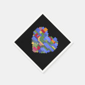 Serviette En Papier Bâtiment principal Bâtiment en brique Coeur Valent (Coin)