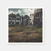 Serviette En Papier Bâtiments abandonnés | Destruction post-apocalypse (Devant)