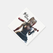 Serviette En Papier Batman Arkham Knight | Harley Quinn avec chauve-so (Coin)