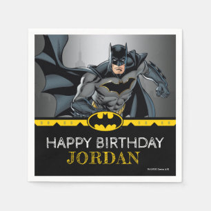 Serviette En Papier Batman   Chalkboard Joyeux anniversaire