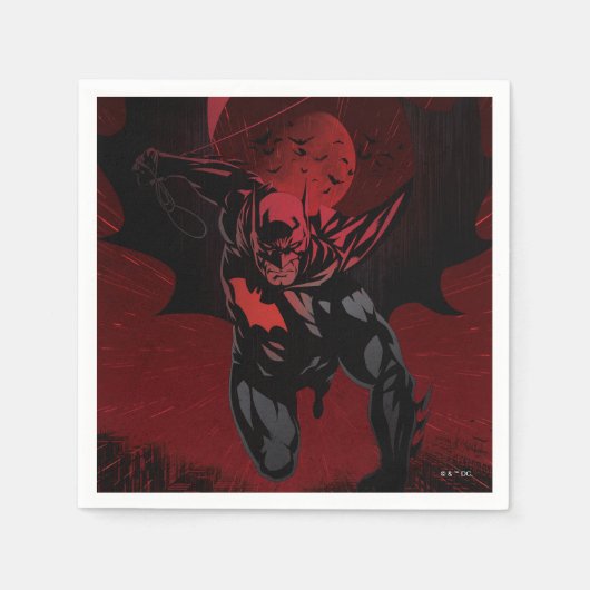 Serviette En Papier Batman Crimson Leap (Devant)