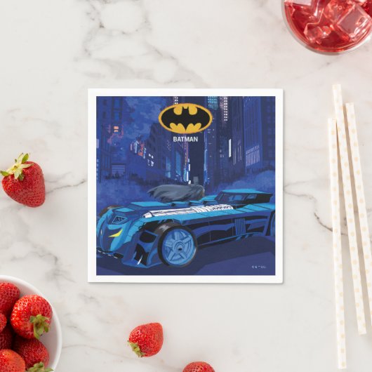 Serviette En Papier Batman Gotham City Night Patrol (En situation)