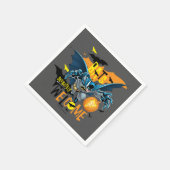 Serviette En Papier Batman | Logo inspiré d'Halloween (Coin)