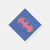 Serviette En Papier Batman | Logo Pink Polka Dot (Coin)