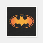 Serviette En Papier Batman | Logo Web d'Halloween (Devant)