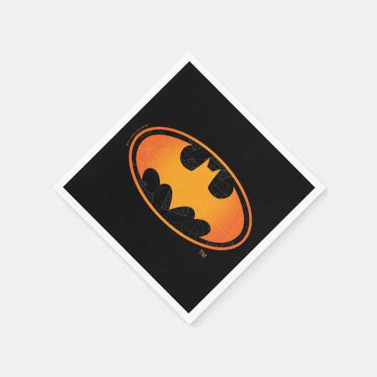 Serviette En Papier Batman | Logo Web d'Halloween (Coin)