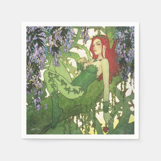 Serviette En Papier Batman Rebirth Poison Ivy Cover Illustration (Devant)