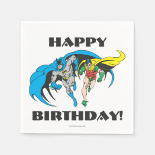Serviette En Papier Batman & Robin