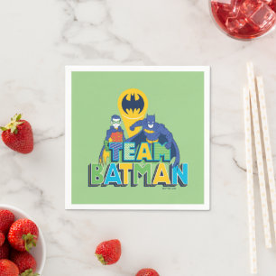 Serviette En Papier Batman   Team Batman & Robin