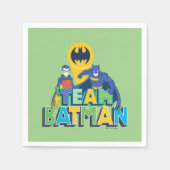 Serviette En Papier Batman | Team Batman & Robin (Devant)